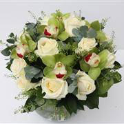 Exotic White Roses